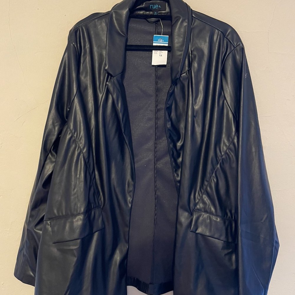 Rue21 Leather Blazer Jacket